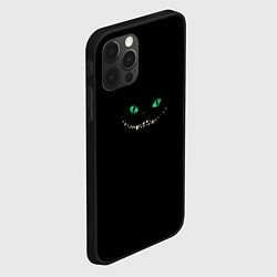 Чехол для iPhone 12 Pro Max Чеширский кот Тима Бёртона, цвет: 3D-черный — фото 2