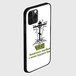 Чехол для iPhone 12 Pro Max Чаю воскресения мертвым хаки арт, цвет: 3D-черный — фото 2