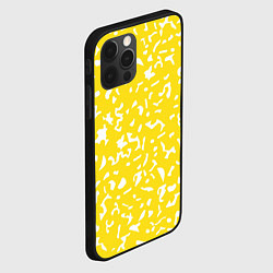Чехол для iPhone 12 Pro Max Лимонный камуфляж, цвет: 3D-черный — фото 2