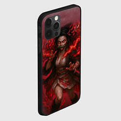 Чехол для iPhone 12 Pro Max Незуко Камадо реализм, цвет: 3D-черный — фото 2