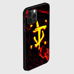 Чехол для iPhone 12 Pro Max Doom огненные искры, цвет: 3D-черный — фото 2