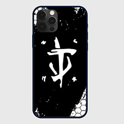 Чехол для iPhone 12 Pro Max Doom соты краски, цвет: 3D-черный