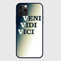Чехол iPhone 12 Pro Max Крылатя фраза vvv - градиент