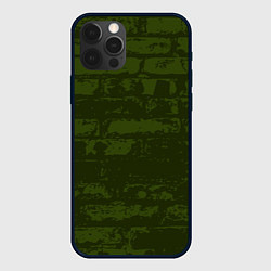 Чехол для iPhone 12 Pro Max Кирпичная стена, цвет: 3D-черный