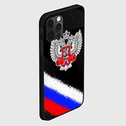 Чехол для iPhone 12 Pro Max Федерация бокса - триколор, цвет: 3D-черный — фото 2
