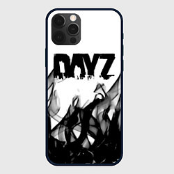Чехол для iPhone 12 Pro Max Dayz текстура огонь, цвет: 3D-черный
