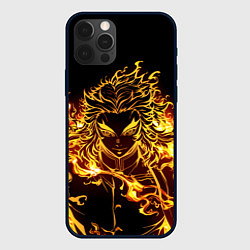 Чехол для iPhone 12 Pro Max Ренгоку Кёджуро, цвет: 3D-черный