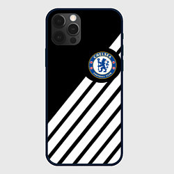 Чехол для iPhone 12 Pro Max Chelsea geometry sport, цвет: 3D-черный
