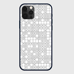 Чехол для iPhone 12 Pro Max Крестики - нолики, цвет: 3D-черный