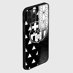 Чехол для iPhone 12 Pro Max Barcelona geometry black, цвет: 3D-черный — фото 2