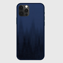 Чехол для iPhone 12 Pro Max Кобальтовый синий стёртый эффект, цвет: 3D-черный
