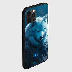 Чехол для iPhone 12 Pro Max Воин волк зимой, цвет: 3D-черный — фото 2