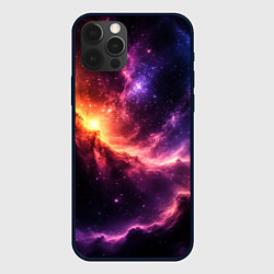 Чехол для iPhone 12 Pro Max Фантастические космические туманы, цвет: 3D-черный