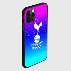 Чехол для iPhone 12 Pro Max Тоттенхэм Хотспур неон краски, цвет: 3D-черный — фото 2