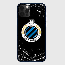 Чехол iPhone 12 Pro Max Брюгге белые краски всплеск