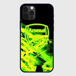 Чехол для iPhone 12 Pro Max Арсенал кислотные краски, цвет: 3D-черный