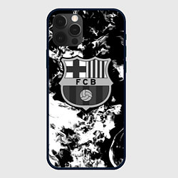 Чехол для iPhone 12 Pro Max Juventus белый дым, цвет: 3D-черный