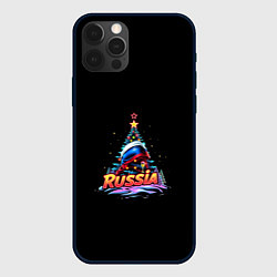 Чехол для iPhone 12 Pro Max Ёлка компания, цвет: 3D-черный