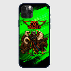 Чехол для iPhone 12 Pro Max Aerosmith орлы, цвет: 3D-черный