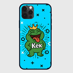 Чехол для iPhone 12 Pro Max Кек веселая лягушка мем, цвет: 3D-черный