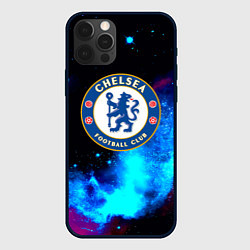 Чехол для iPhone 12 Pro Max Челси неоновый космос, цвет: 3D-черный