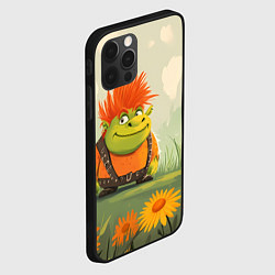 Чехол для iPhone 12 Pro Max Маленький Шрек с рыжими волосами, цвет: 3D-черный — фото 2