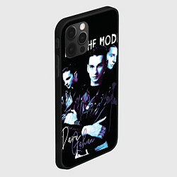 Чехол для iPhone 12 Pro Max Dave Gahan Depeche Mode rose, цвет: 3D-черный — фото 2