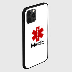 Чехол для iPhone 12 Pro Max Медик, цвет: 3D-черный — фото 2