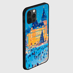 Чехол для iPhone 12 Pro Max Московские новогодние каникулы, цвет: 3D-черный — фото 2