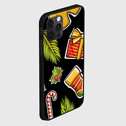 Чехол для iPhone 12 Pro Max Рождественский вайб, цвет: 3D-черный — фото 2