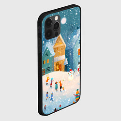 Чехол для iPhone 12 Pro Max Новогодние каникулы, цвет: 3D-черный — фото 2