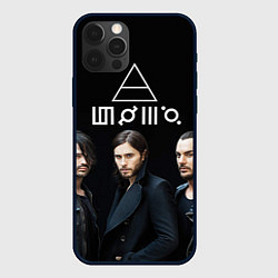 Чехол для iPhone 12 Pro Max 30 seconds to mars, цвет: 3D-черный