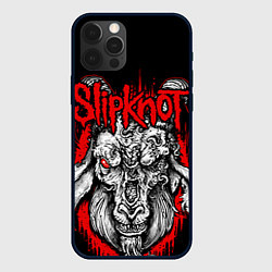 Чехол для iPhone 12 Pro Max Slipknot, цвет: 3D-черный