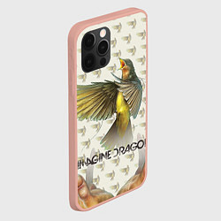 Чехол для iPhone 12 Pro Max Imagine Dragons: Fly, цвет: 3D-светло-розовый — фото 2