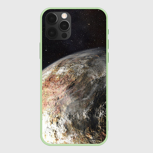 Чехол iPhone 12 Pro Max Плутон / 3D-Салатовый – фото 1