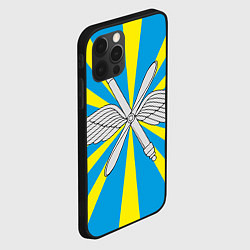 Чехол для iPhone 12 Pro Max Флаг ВВС, цвет: 3D-черный — фото 2