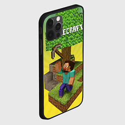 Чехол для iPhone 12 Pro Max Minecraft Tree, цвет: 3D-черный — фото 2