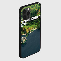 Чехол для iPhone 12 Pro Max Minecraft Location, цвет: 3D-черный — фото 2