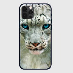 Чехол для iPhone 12 Pro Max Снежный барс, цвет: 3D-черный