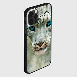 Чехол для iPhone 12 Pro Max Снежный барс, цвет: 3D-черный — фото 2