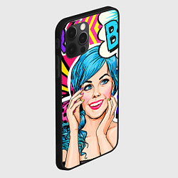 Чехол для iPhone 12 Pro Max Pop art, цвет: 3D-черный — фото 2