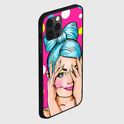 Чехол для iPhone 12 Pro Max POP ART, цвет: 3D-черный — фото 2