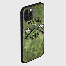 Чехол для iPhone 12 Pro Max Hunting & Fishing, цвет: 3D-черный — фото 2