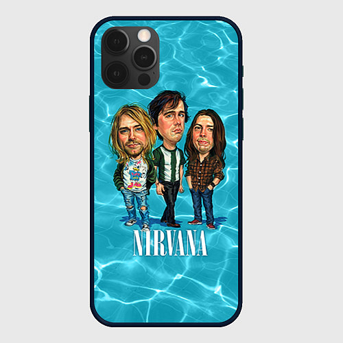 Чехол iPhone 12 Pro Max Nirvana: Water / 3D-Черный – фото 1