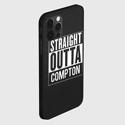 Чехол для iPhone 12 Pro Max Straight Outta Compton, цвет: 3D-черный — фото 2
