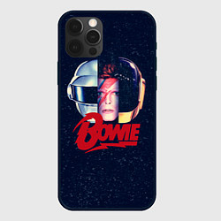 Чехол для iPhone 12 Pro Max Bowie Space, цвет: 3D-черный