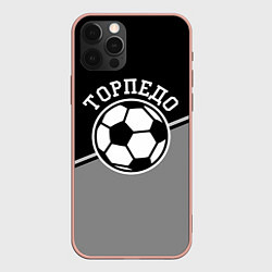 Чехол для iPhone 12 Pro Max ФК Торпедо, цвет: 3D-светло-розовый