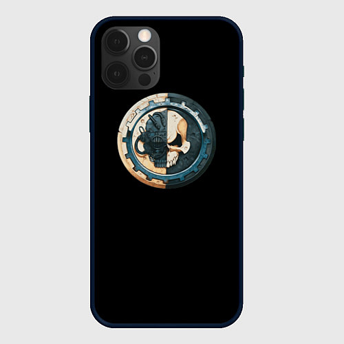 Чехол iPhone 12 Pro Max Adeptus Mechanicus / 3D-Черный – фото 1