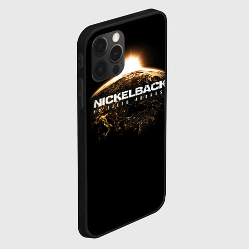Чехол iPhone 12 Pro Max Nickelback: No fixed address / 3D-Черный – фото 2