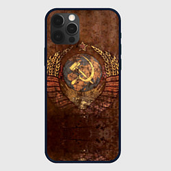 Чехол для iPhone 12 Pro Max Герб СССР, цвет: 3D-черный